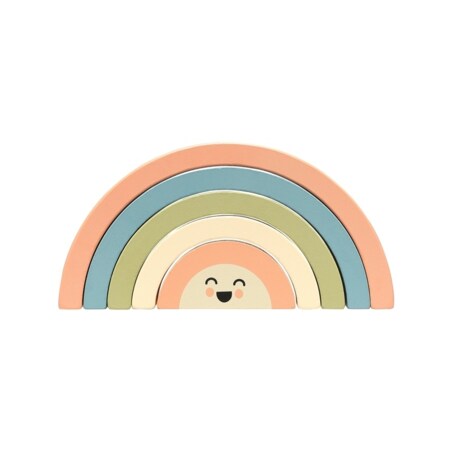 Pearhead Układanka Drewniana Rainbow