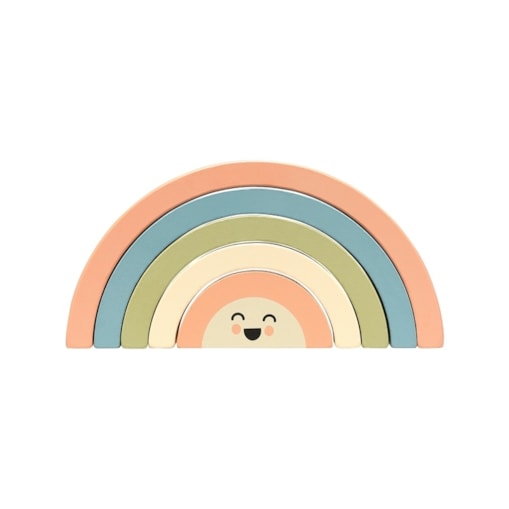 Pearhead Układanka Drewniana Rainbow