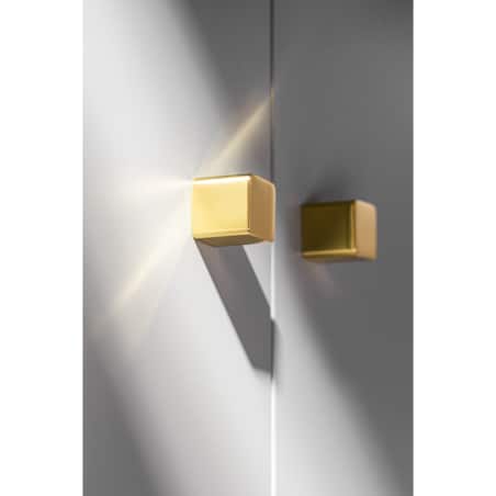 LANA S uchwyt jednopunktowy mosiężny polerowany lakierowany