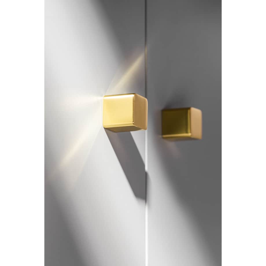 LANA S uchwyt jednopunktowy mosiężny polerowany lakierowany