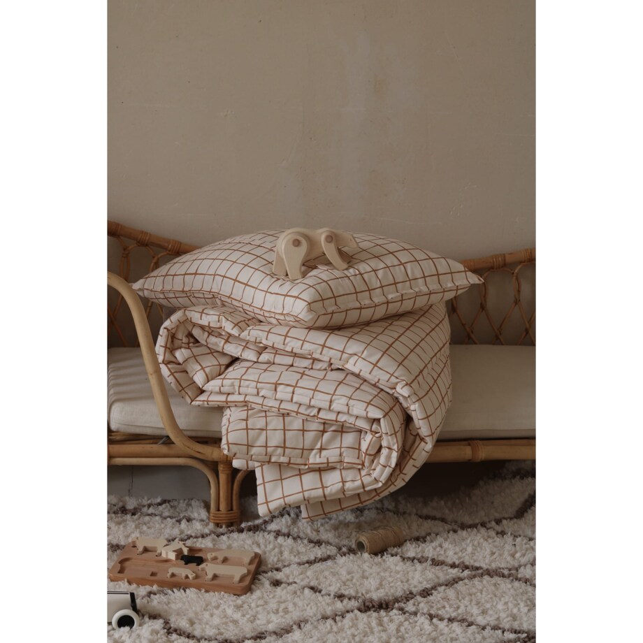 Pościel z wypełnieniem Camel Check 200cm x 220cm