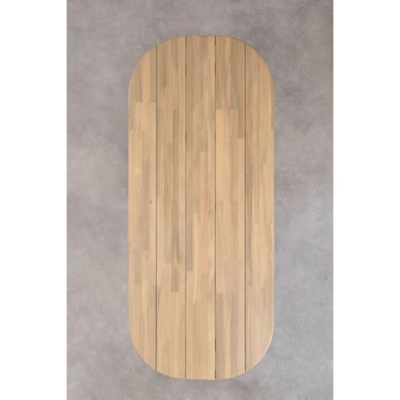 Wazon szklany czarno-zielony 40x12x12 cm STRIITA