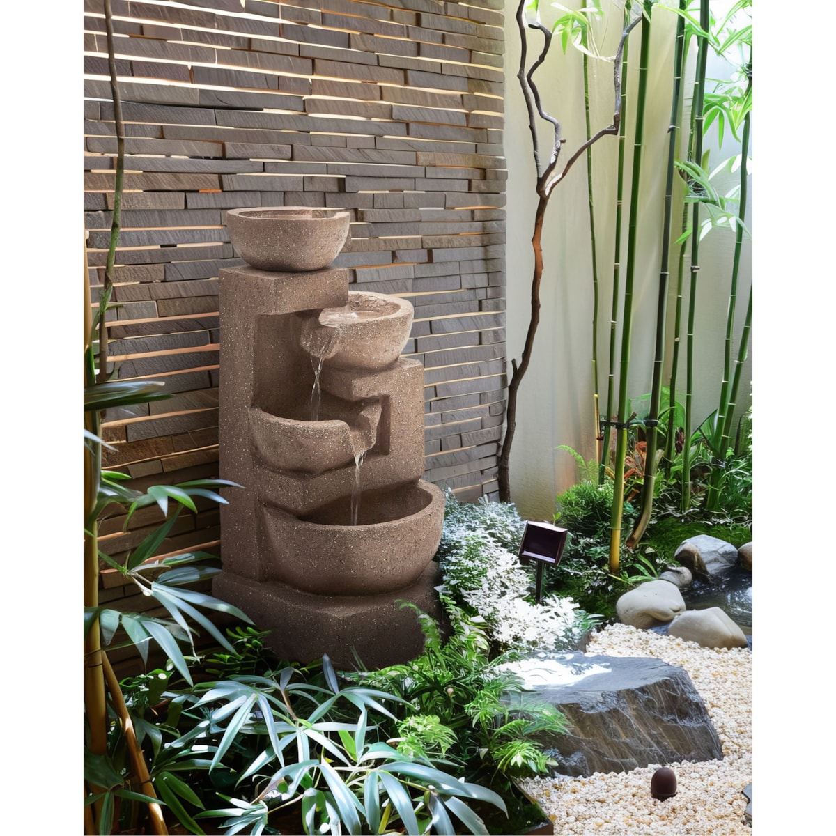 Fontanna ogrodowa VALLESINELLA Jasnobrązowy