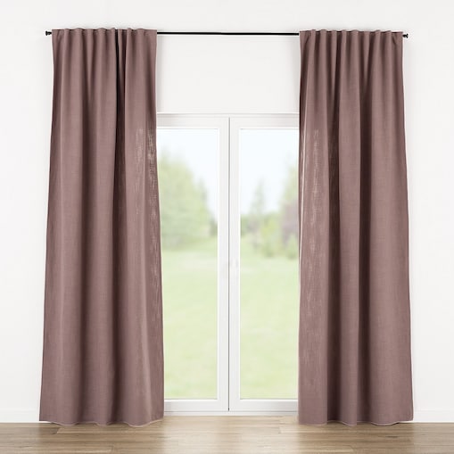 Zasłona gotowa na taśmie marszczącej 140x280cm dimmed pink 1 szt. 140x280 różowy