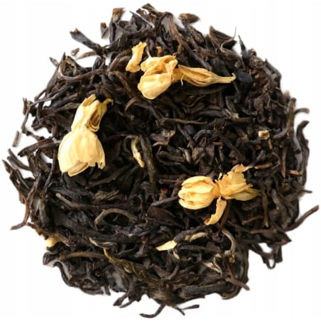 Herbata zielona PIĘKNO premium sypana liściasta upominek kwiat jaśminu 120g - herbata liściasta sypana mieszanka napar susz