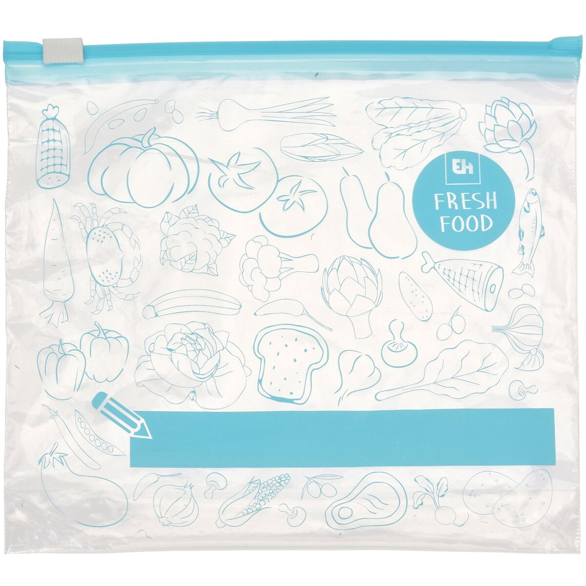 Woreczki do przechowywania żywności, 1L, 15 sztuk