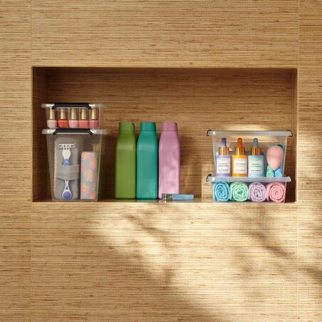 Pojemnik Plastikowy Pudełko Z Pokrywą Do Przechowywania Box Organizer 13L