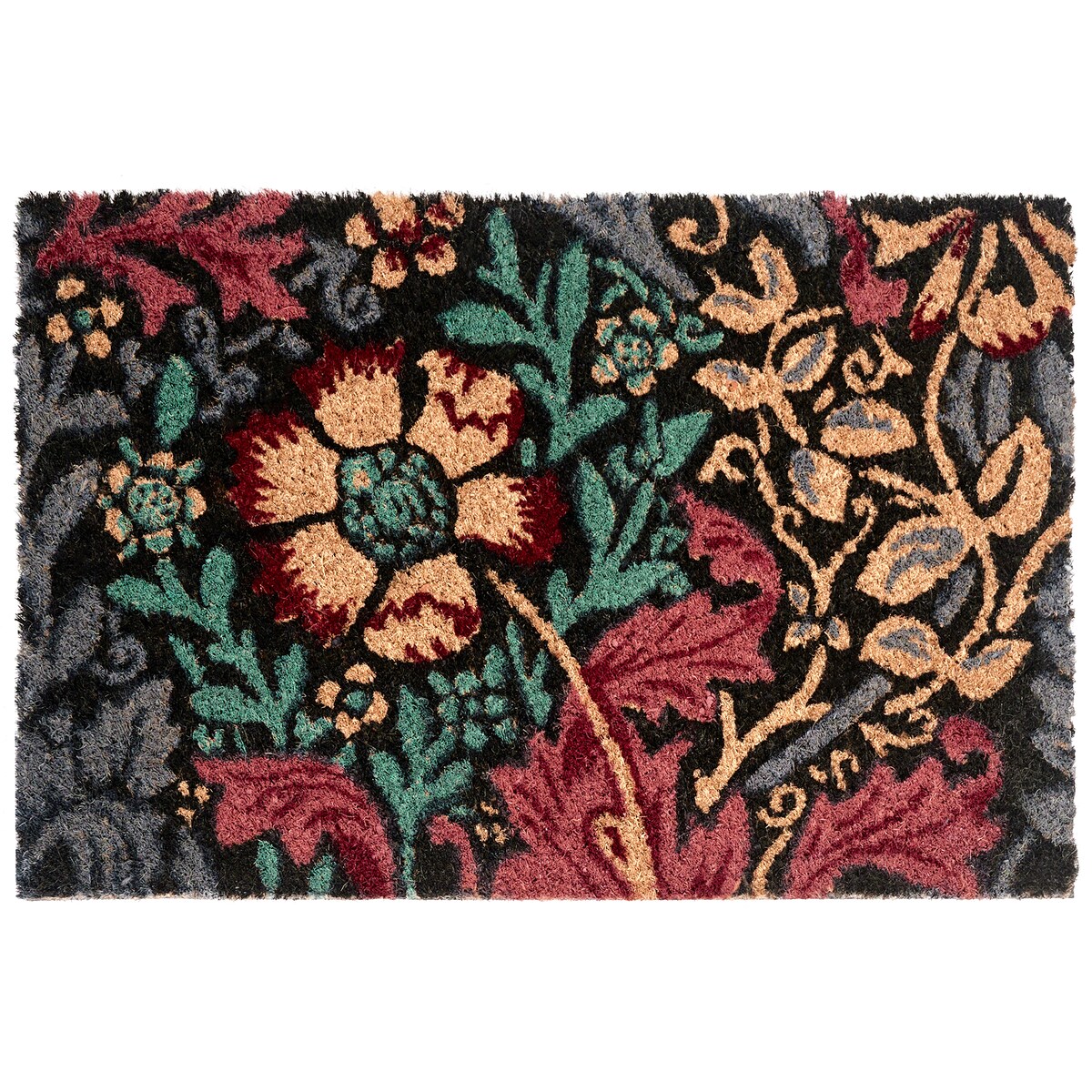 Wycieraczka ILLIAMNA Kolorowy 40 x 60 cm Kwiat Włókno kokosowe