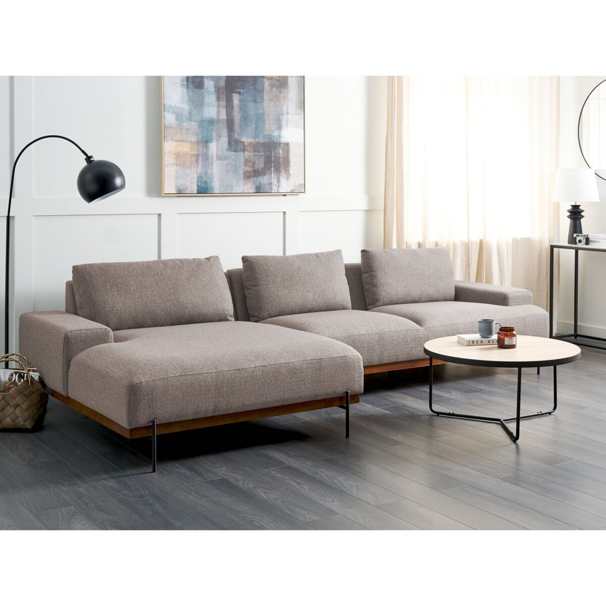 Narożnik prawostronny jasnobrązowy MARIFERD