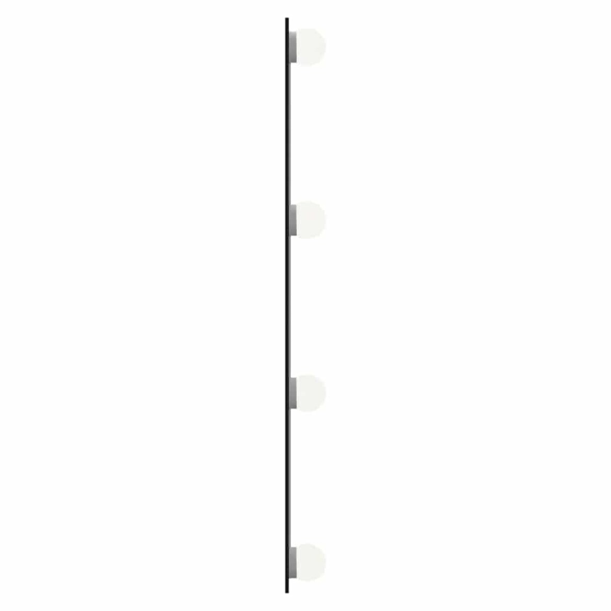 vidaXL Lustro ścienne z LED, 30x60 cm, szklane, prostokątne