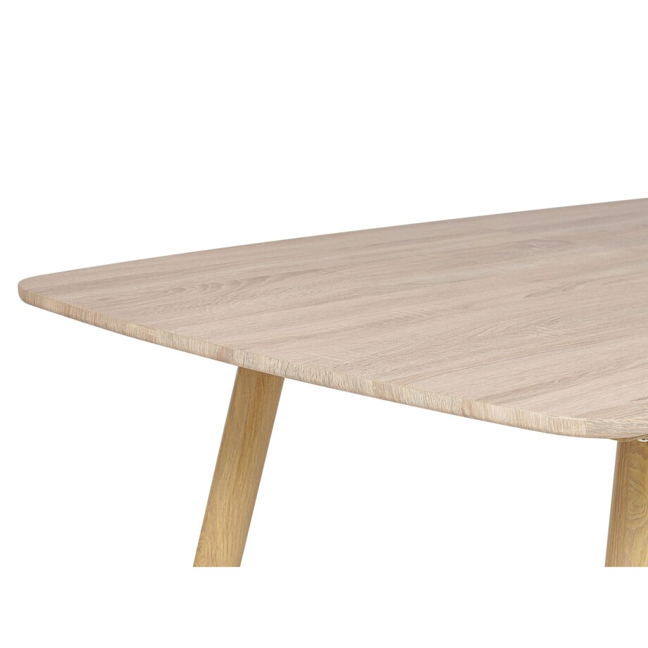 Stół do jadalni rozkładany 180/210 x 90 cm jasne drewno HAGA