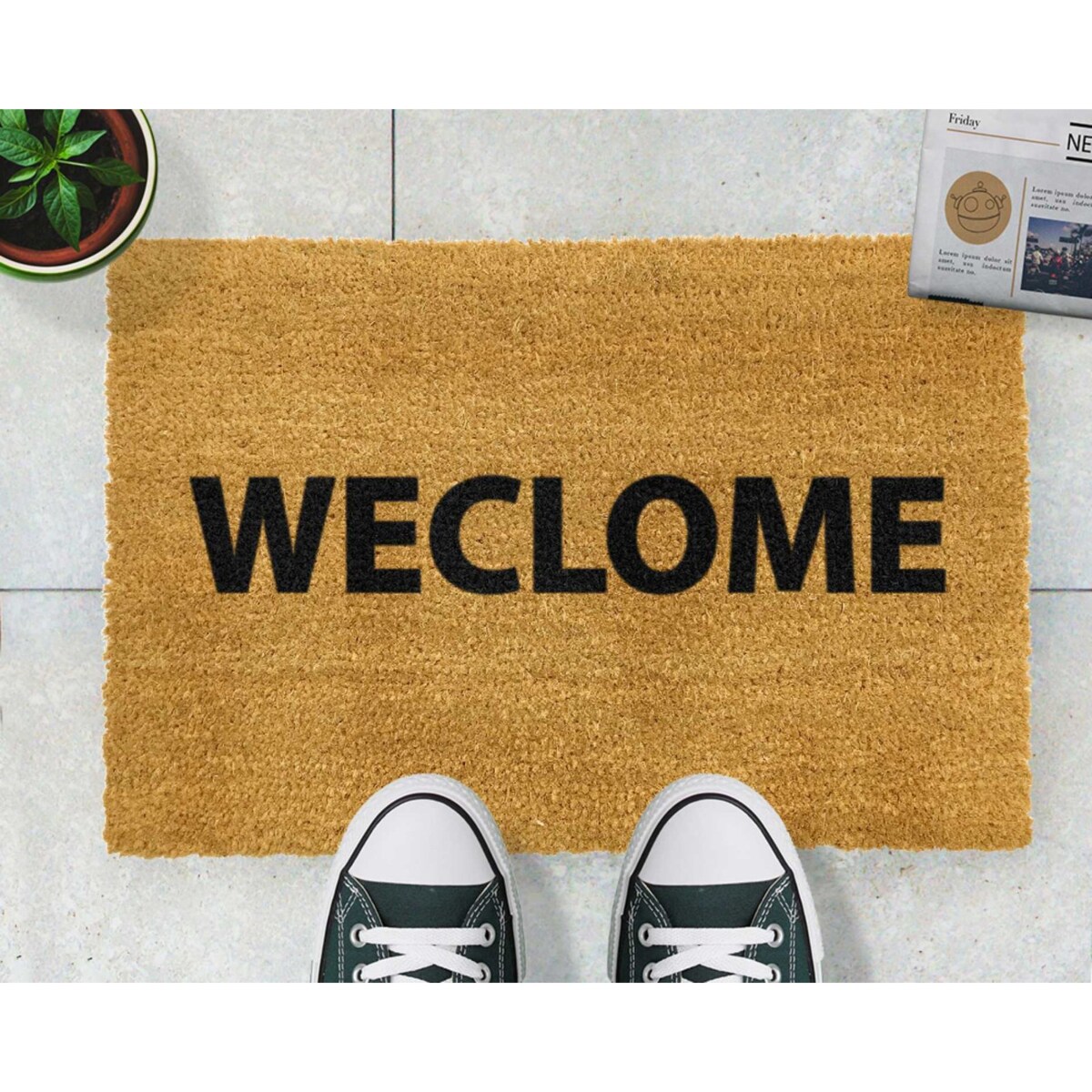 Weclome funny doormat