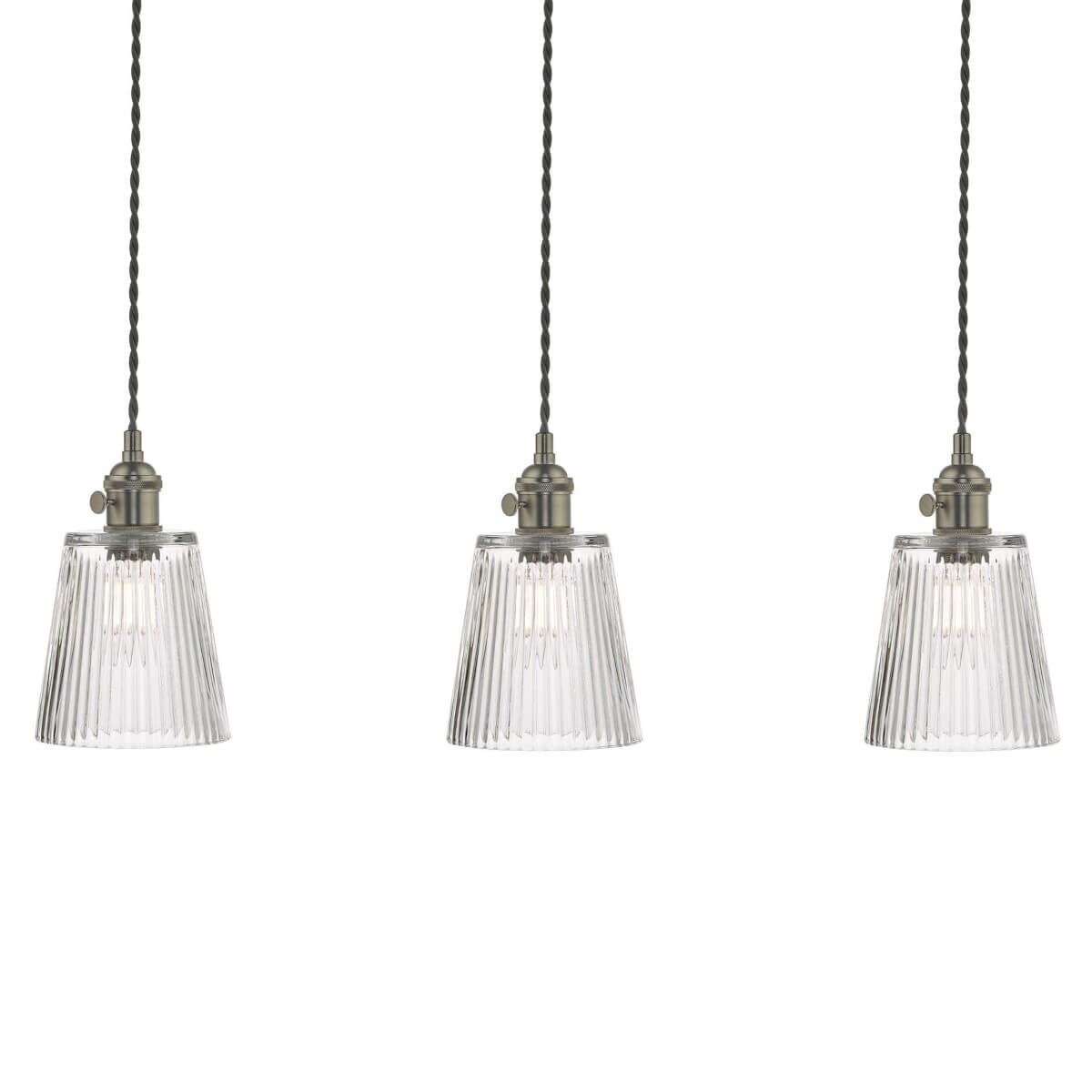 Jadalniana lampa wisząca Hadano HAD3661-05 Dar Lighting nad wyspę chrom