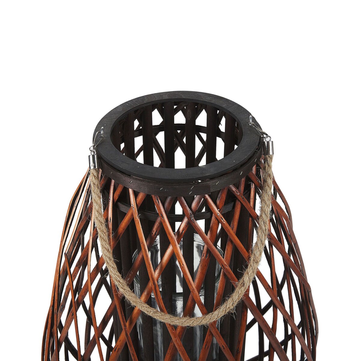 Lampion drewniany 60 cm brązowy KIUSIU