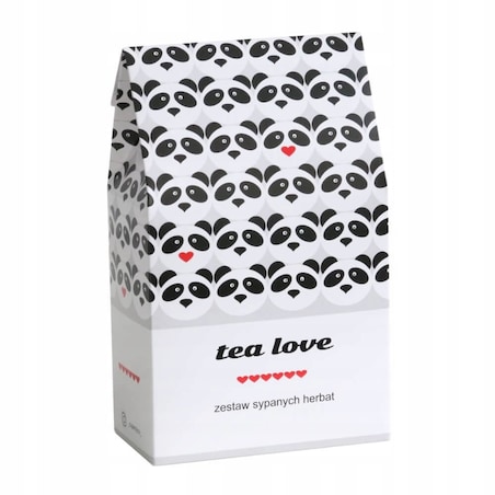 Zestaw prezentowy upominkowy "LOVE BOX" - herbaty, kawy, zaparzacz - prezent upominek na walentynki dla chłopaka dziewczyny niej niego żony męża kobiety faceta mężczyzny narzeczonej