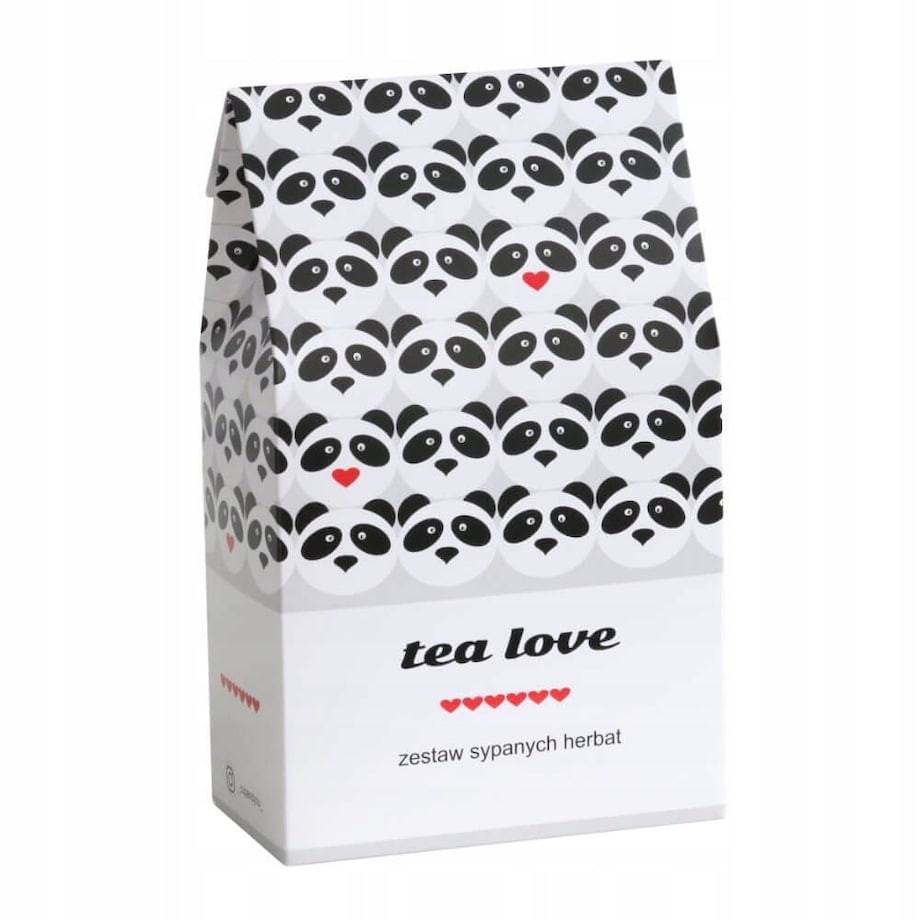 Zestaw prezentowy upominkowy "LOVE BOX" - herbaty, kawy, zaparzacz - prezent upominek na walentynki dla chłopaka dziewczyny niej niego żony męża kobiety faceta mężczyzny narzeczonej