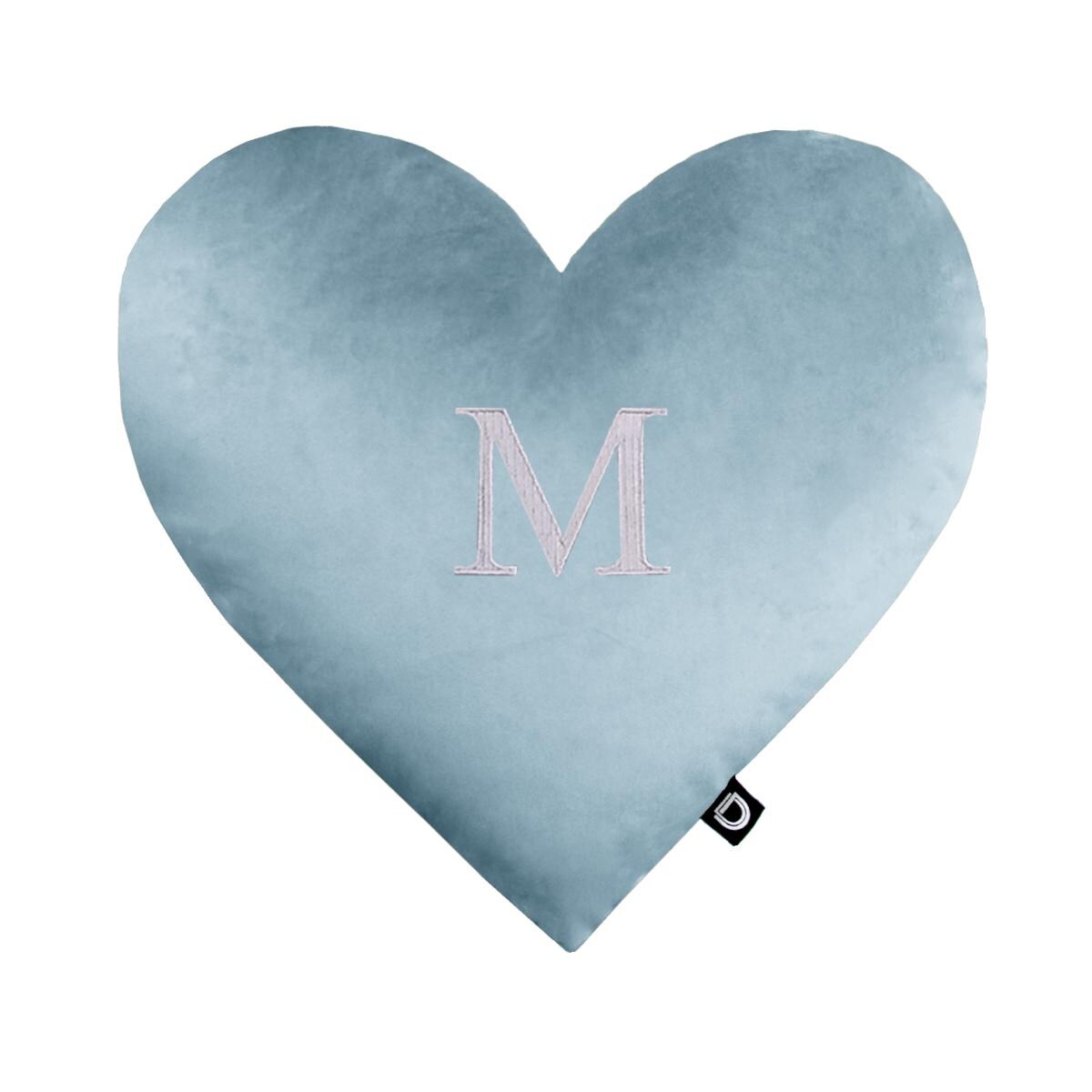 Poduszka VELVET VE2260 | błękitne serce