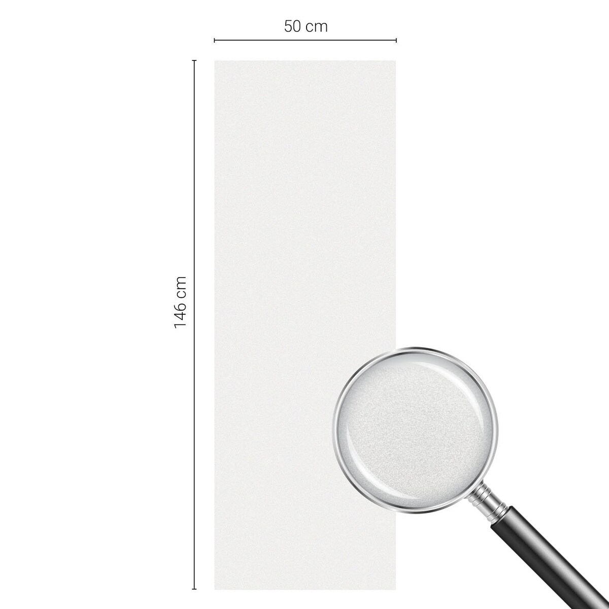 Folia na okno chroniąca prywatność - Odcień złamanej bieli minimalistyczna elegancja - 50x146 cm