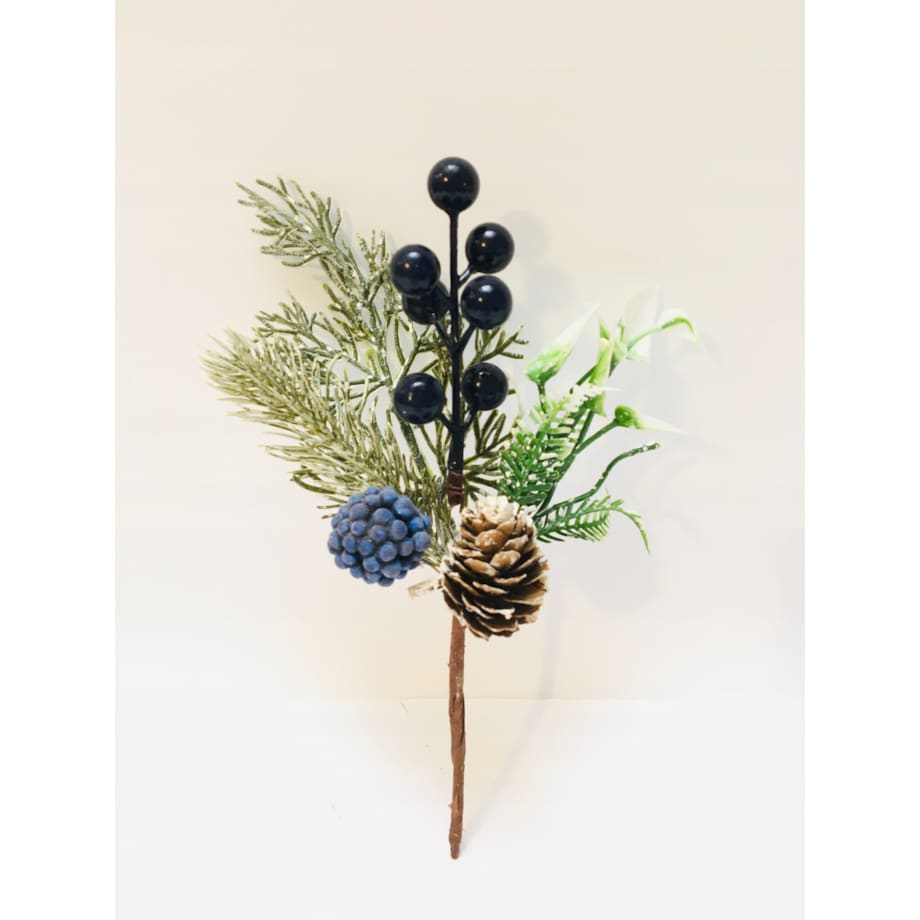 GAŁĄZKA ozdobna świąteczna pik do dekoracji stroika jeżyna szyszka liście