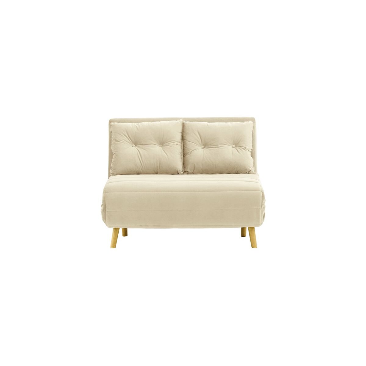 Sofa rozkładana Flic 103 cm-Velluto 2-like oak