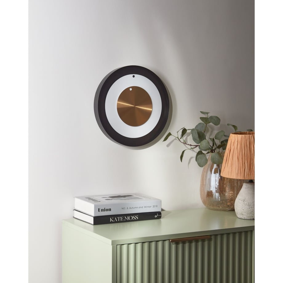 Zegar ścienny CLUSES 30 cm Metal Czarny