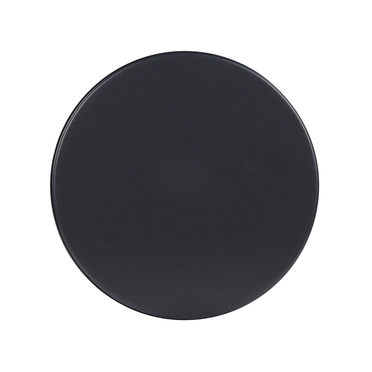 Doniczka na stojaku metalowa 16 x 16 x 28 cm czarna MILEA