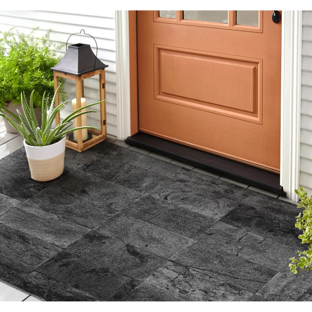 Wycieraczka zewnętrzna XXL Marmurowe płytki 150x100cm