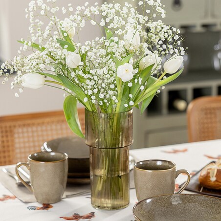 Wazon Insie 23cm green, 11 x 11x 23 cm