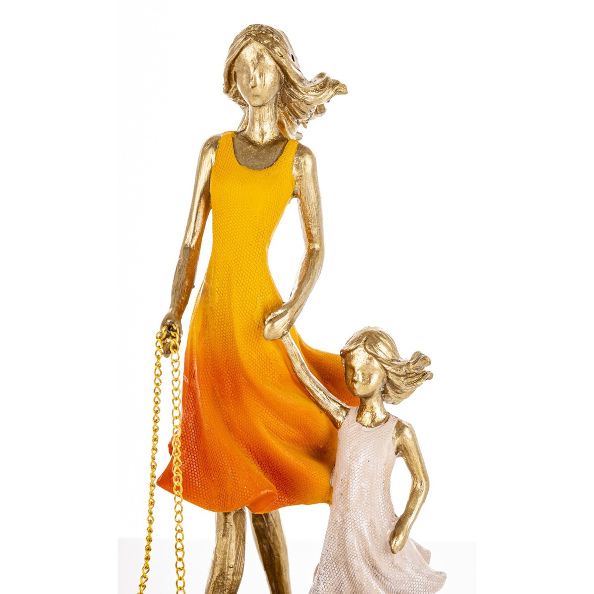 Figurki - mama i córka 24x9x17 cm FIGURINES z psami