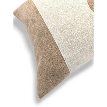 Minimalistyczne poduszki dekoracyjne - kremowy zestaw Ronda