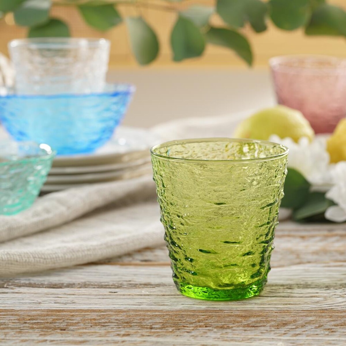 VILLA ITALIA Szklanka zielona 270 ml SELENA