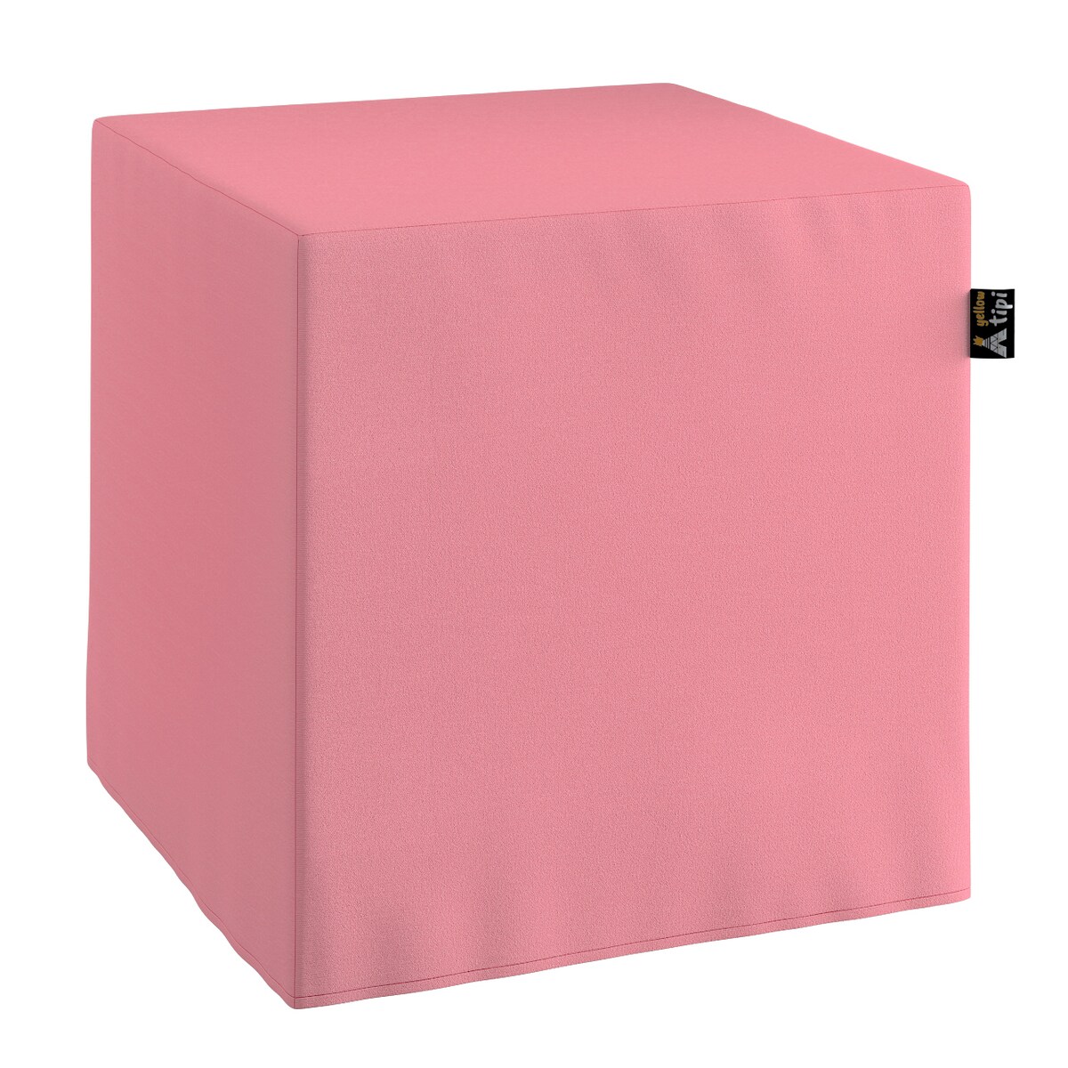 Puf kostka Nano, brudny róż, 40 x 40 x 40 cm, Happiness