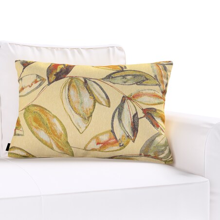 Poszewka Kinga na poduszkę prostokątną 60x40 kolorowe liście