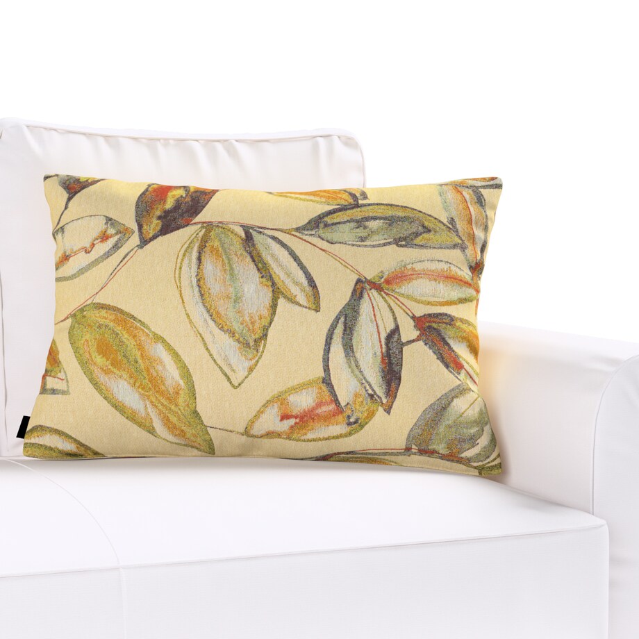 Poszewka Kinga na poduszkę prostokątną 60x40 kolorowe liście