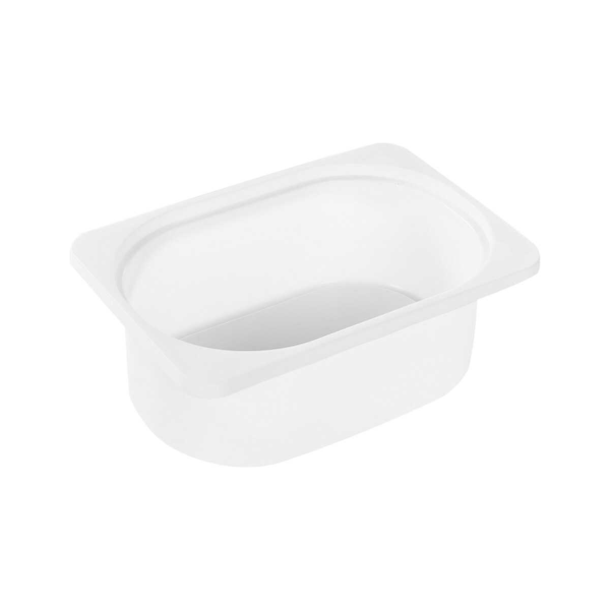 Półka wisząca z pojemnikami biała TOBIN