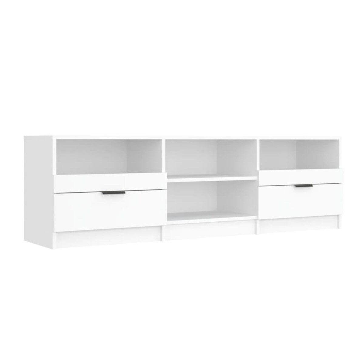 vidaXL Szafka pod TV, biała, 150x33,5x45 cm, materiał drewnopochodny