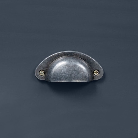 vidaXL Komoda Hill, szara, 125x40x80 cm, lite drewno sosnowe