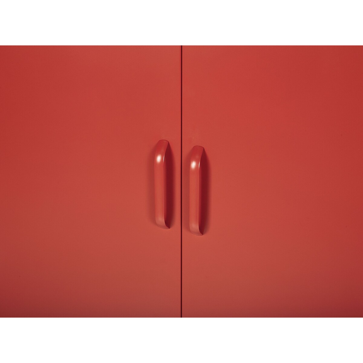 Szafa biurowa metalowa czerwona VARNA