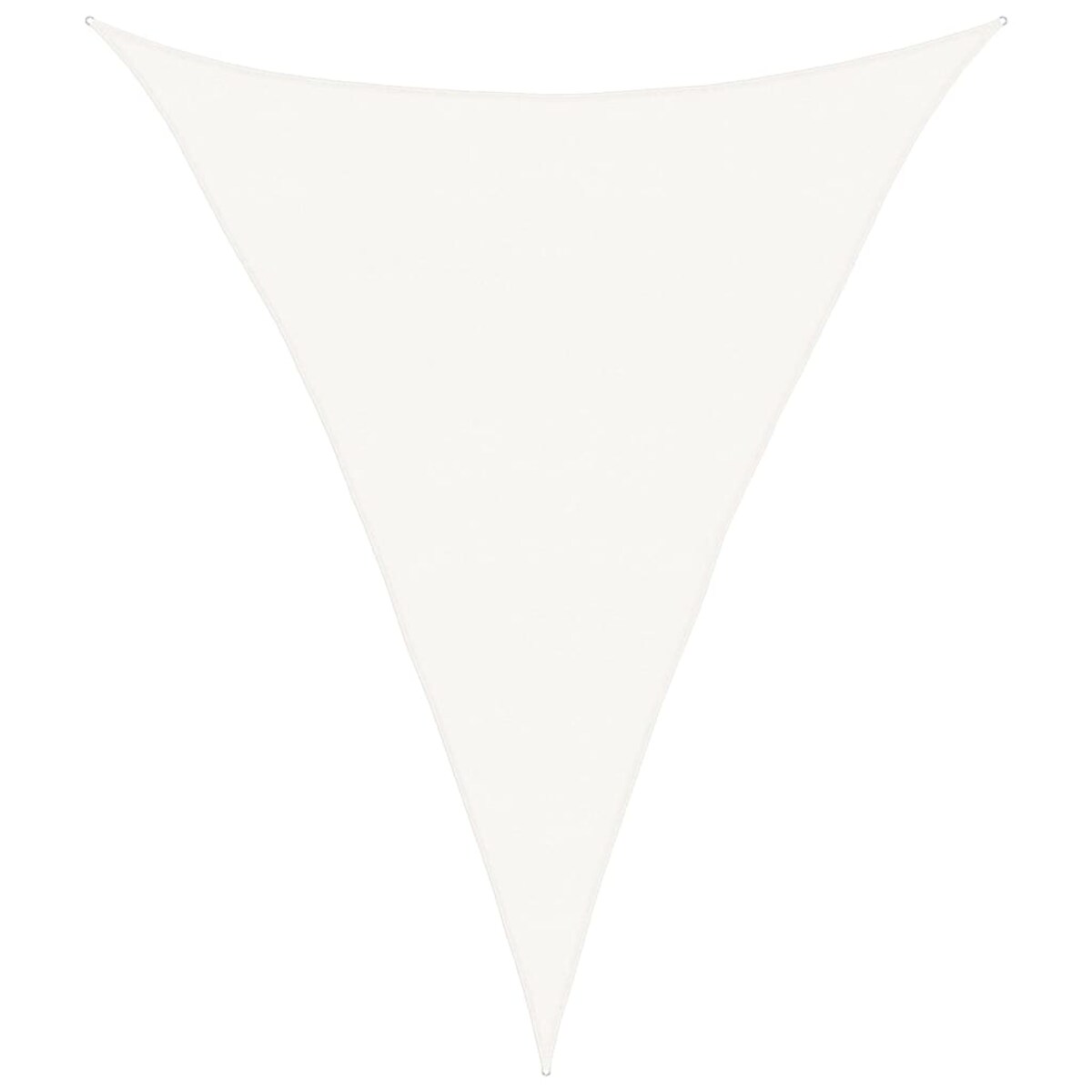 vidaXL Żagiel przeciwsłoneczny, 160 g/m², biały, 5x6x6 m, HDPE