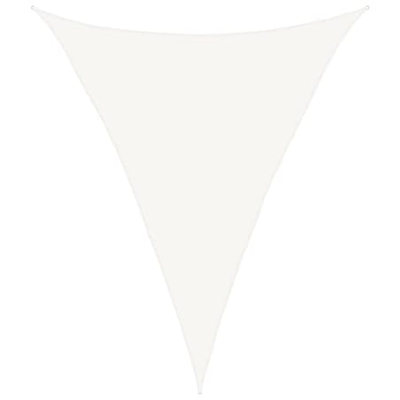 vidaXL Żagiel przeciwsłoneczny, 160 g/m², biały, 5x6x6 m, HDPE