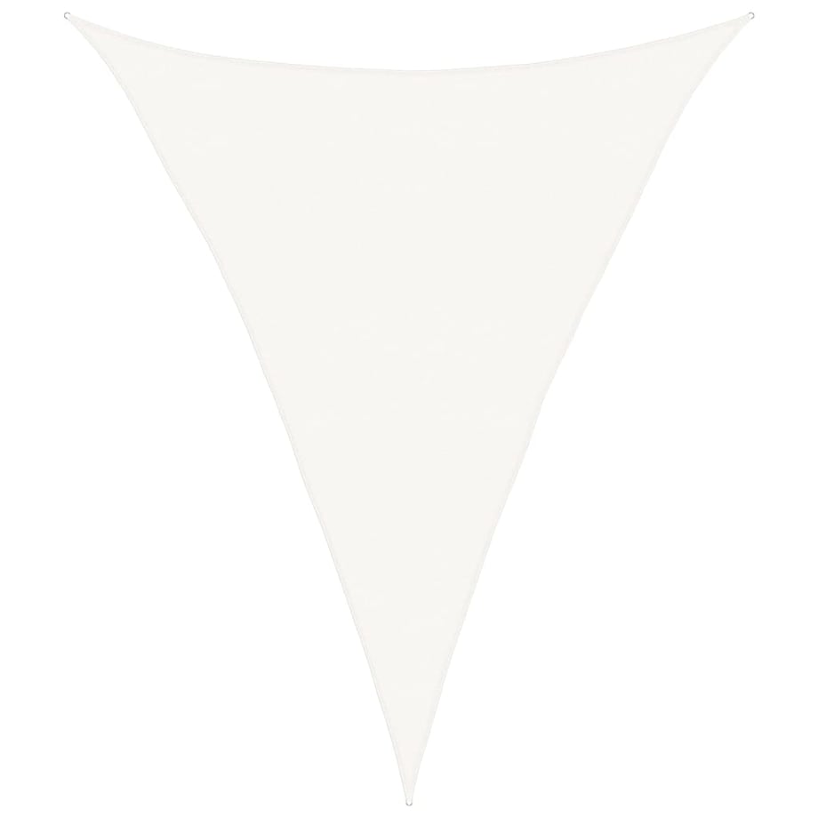 vidaXL Żagiel przeciwsłoneczny, 160 g/m², biały, 5x6x6 m, HDPE