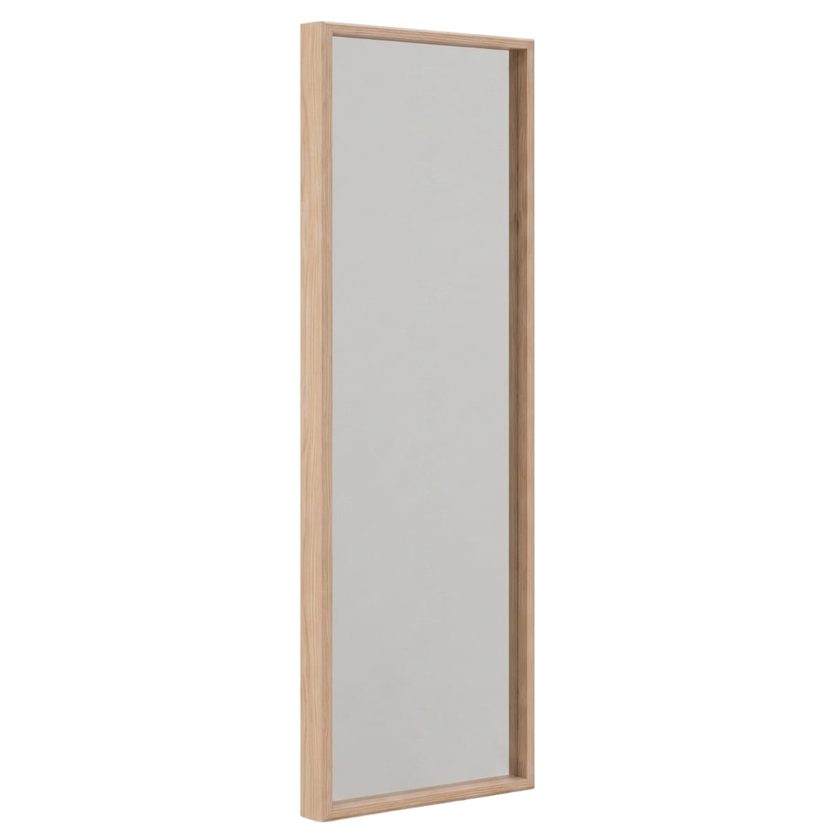 Lustro ścienne w ramie MDF, 150 cm, kolor beżowy