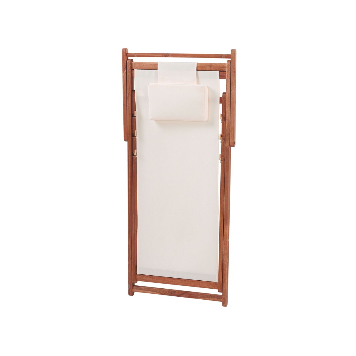 Leżak ogrodowy beżowy AVELLINO