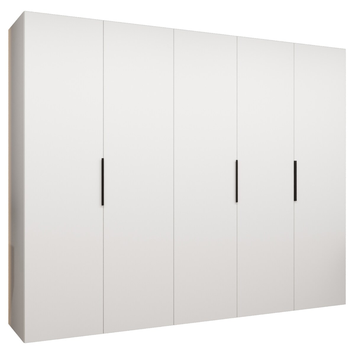 Szafa uchylna otwierana MARBELLA 1 250 wys. 202 cm Biały + u. Czarny