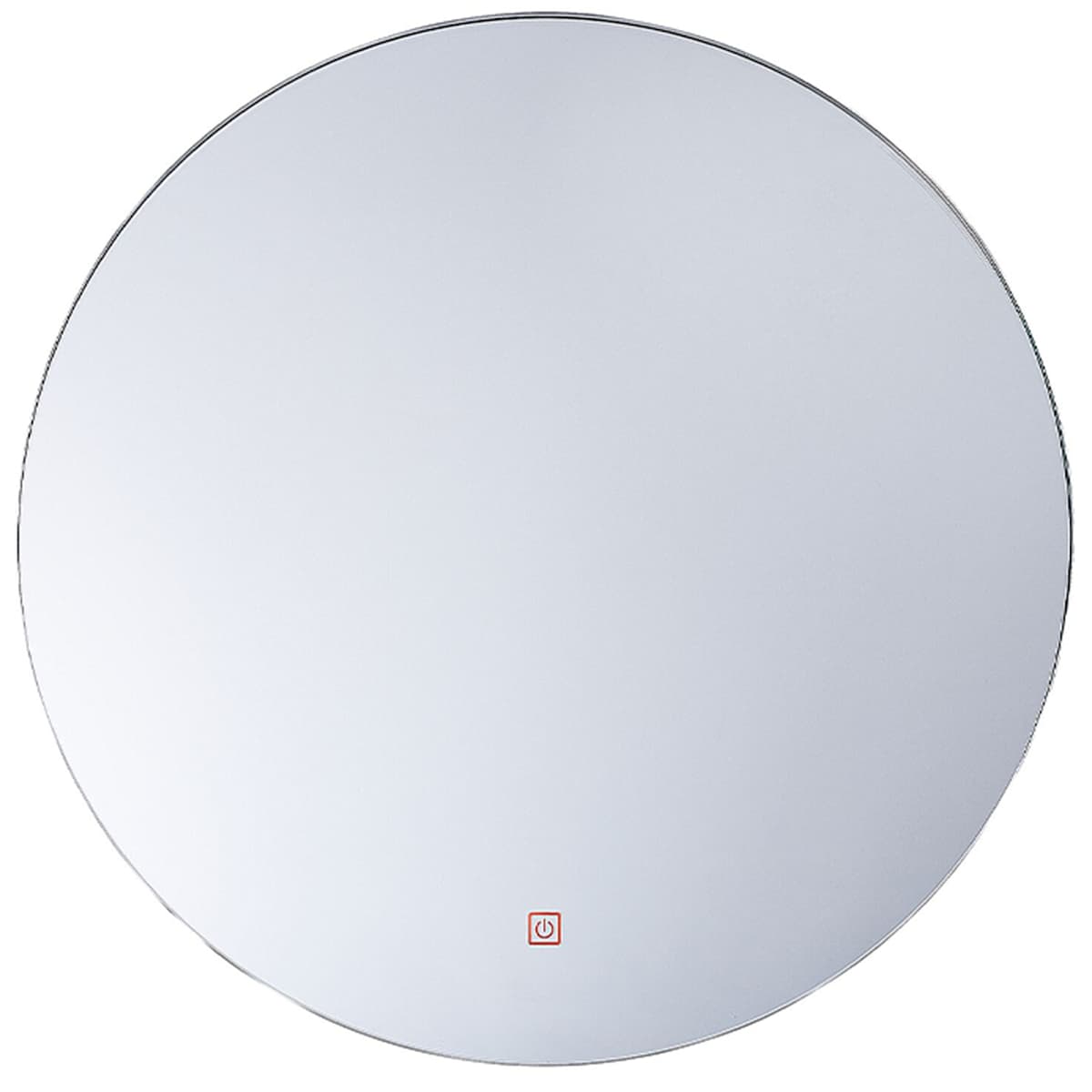 Lustro łazienkowe LED CALLAC 60 cm 60 cm Srebrny