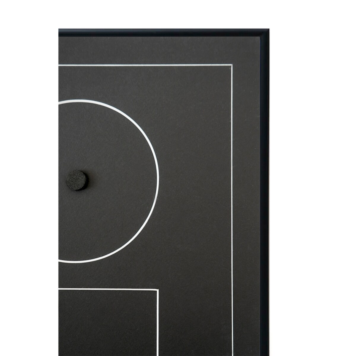 Ramka na płytę CD w kolorze czarnym. Ramka aluminiowa o rozmiarze 30x40 cm LUCA®