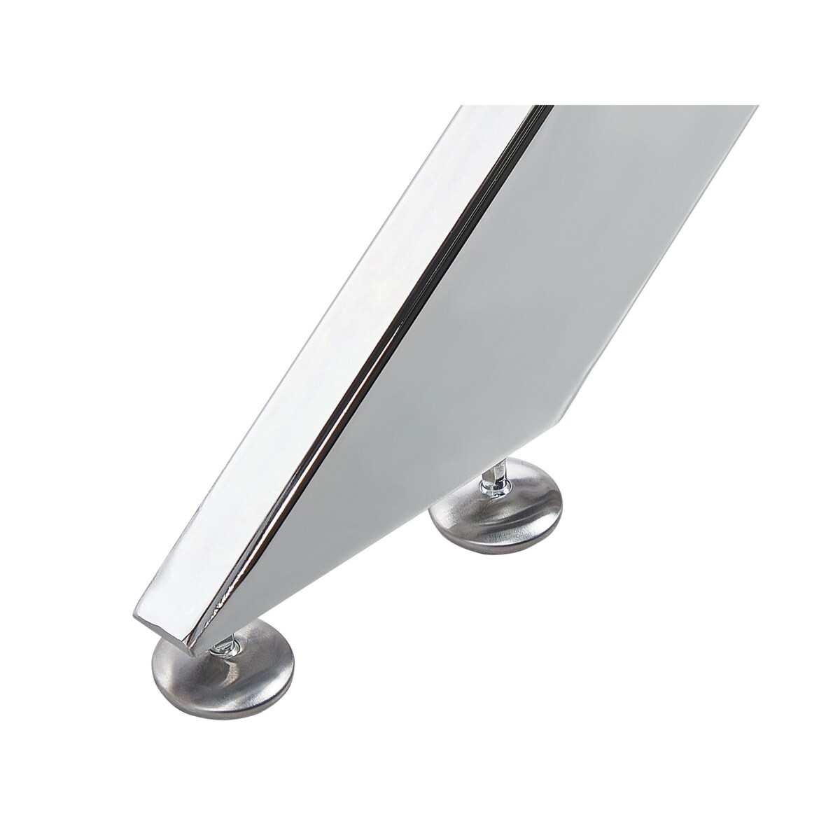 Stół do jadalni MARAMO Srebrny 120 cm 70 cm Szkło hartowane