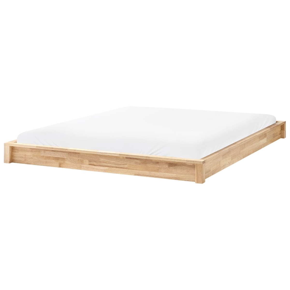 Łóżko bez zagłówka Drewno ANTRAS 160 x 200 cm Jasnobrązowy