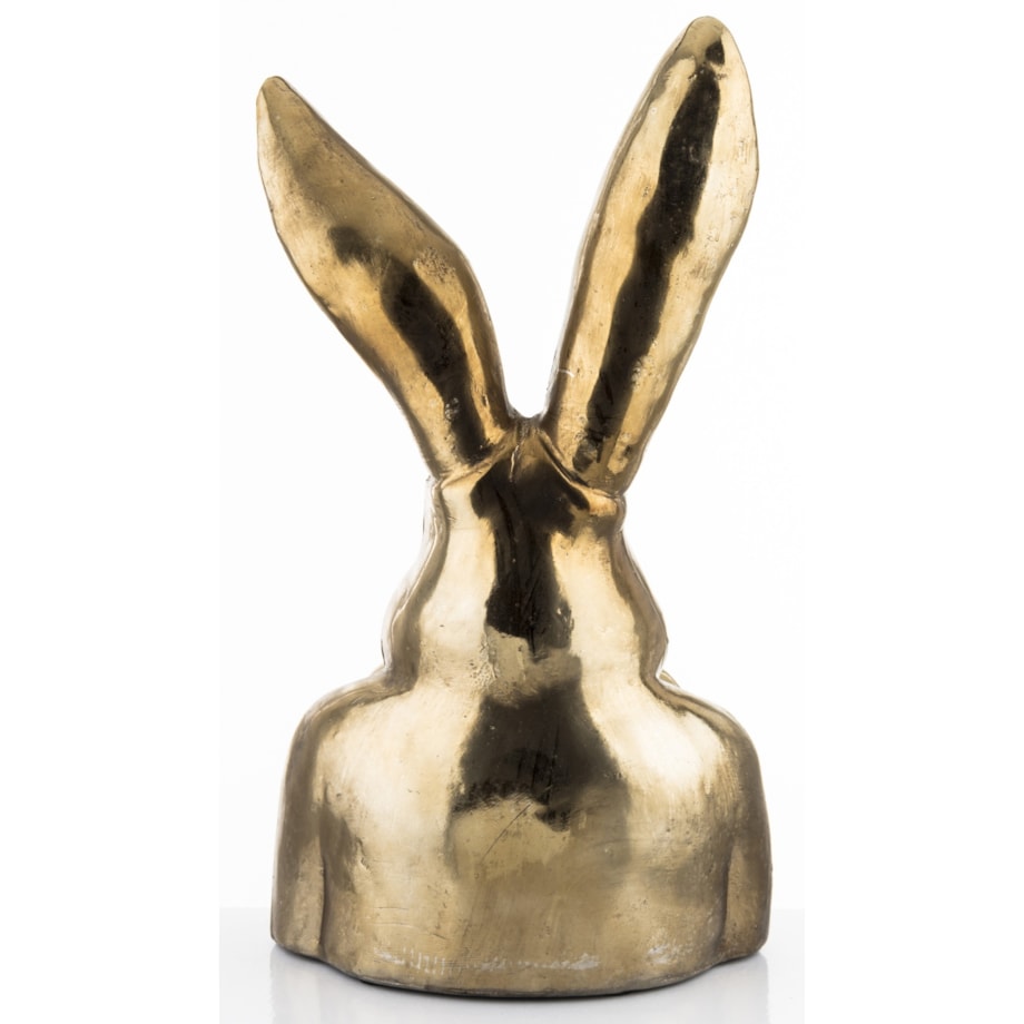 Figurka -popiersie królika 49x25x20 cm TORACE - III złoty