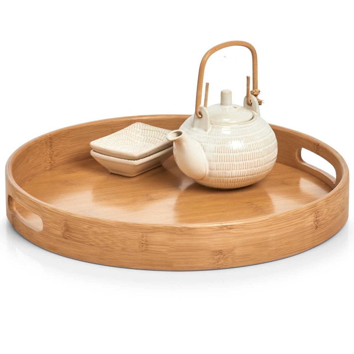 Taca do serwowania okrągła, Ø 38 cm, bambusowa, ZELLER